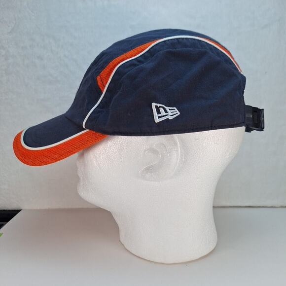 Detroit Tigers New Era Adjustable 5-Panel Hat MLB Cap Blue Orange - Picture 3 of 9